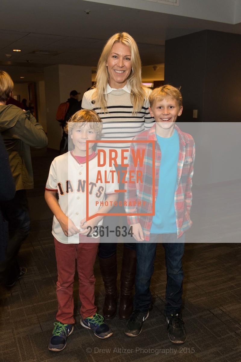 Zach Olrich, Leslie Olrich, Tanner Olrich, Holiday Heroes 2015, AT&T Park, December 7th, 2015, Photo #2361-634 Zach Olrich, Leslie Olrich, Tanner Olrich, Photo #2361-634