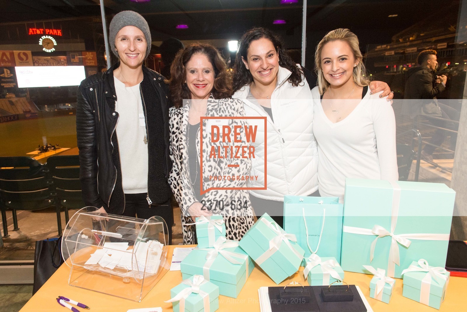 Stephanie Bongiorno, Marcy Saleh, Stacy Lysik, Rachel Pombo, Holiday Heroes 2015, AT&T Park, December 7th, 2015,Drew Altizer, Drew Altizer Photography, full-service event agency, private events, San Francisco photographer, photographer California