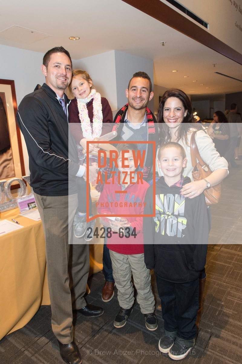 Jose Gordon, Elena Gordon, Rick Santa Maria, Elias Santa Maria, Lucas Santa Maria, Jessica Santa Maria, Holiday Heroes 2015, AT&T Park, December 7th, 2015,Drew Altizer, Drew Altizer Photography, full-service agency, private events, San Francisco photographer, photographer california