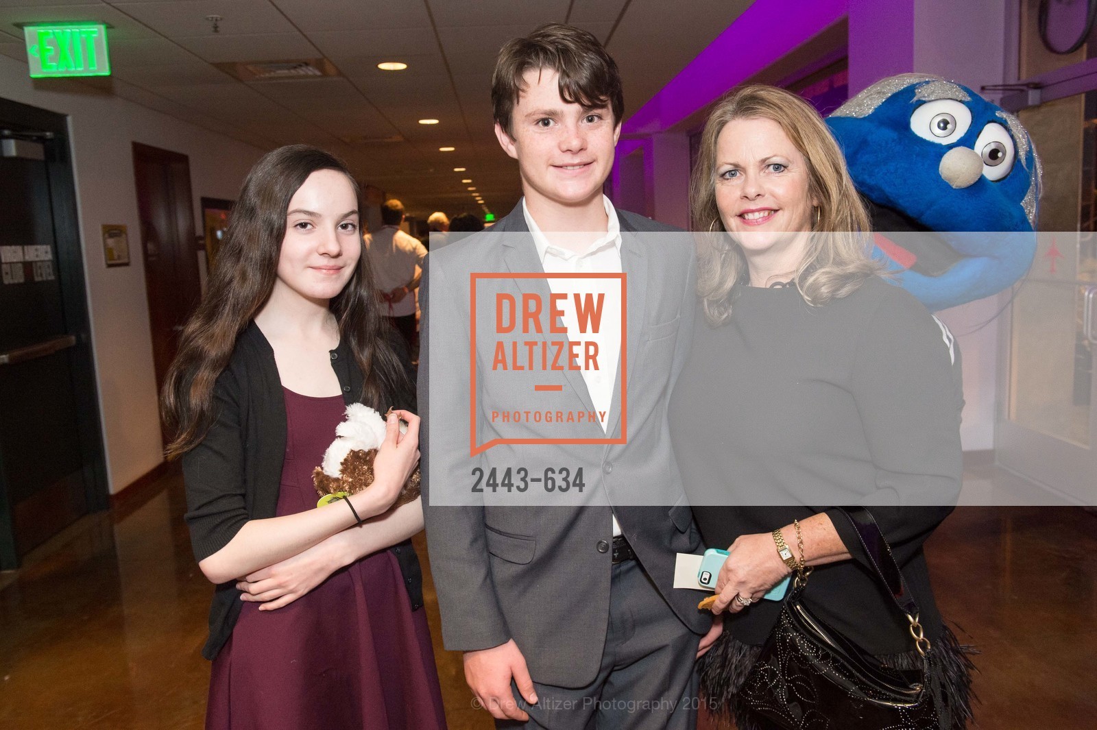 Liza Lange, Cole McDonough, Kathleen McDonough, Holiday Heroes 2015, AT&T Park, December 7th, 2015, Photo #2443-634 Liza Lange, Cole McDonough, Kathleen McDonough, Photo #2443-634