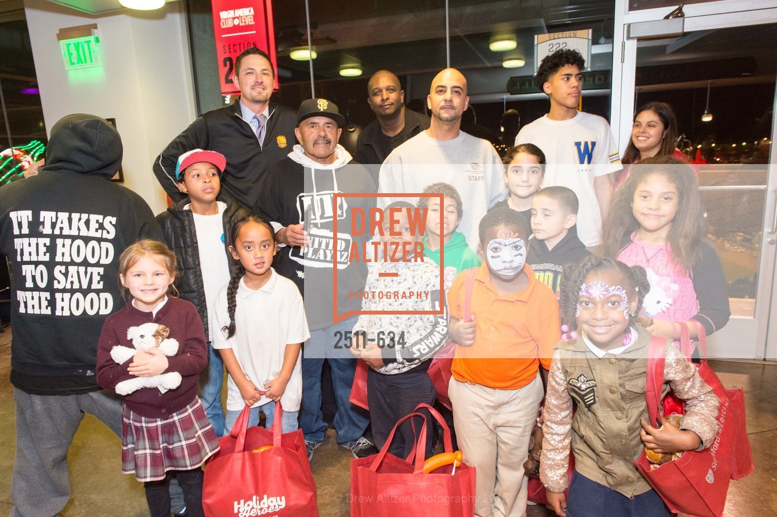 Clifton Washington, Holiday Heroes 2015, AT&T Park, December 7th, 2015,Drew Altizer, Drew Altizer Photography, full-service agency, private events, San Francisco photographer, photographer california