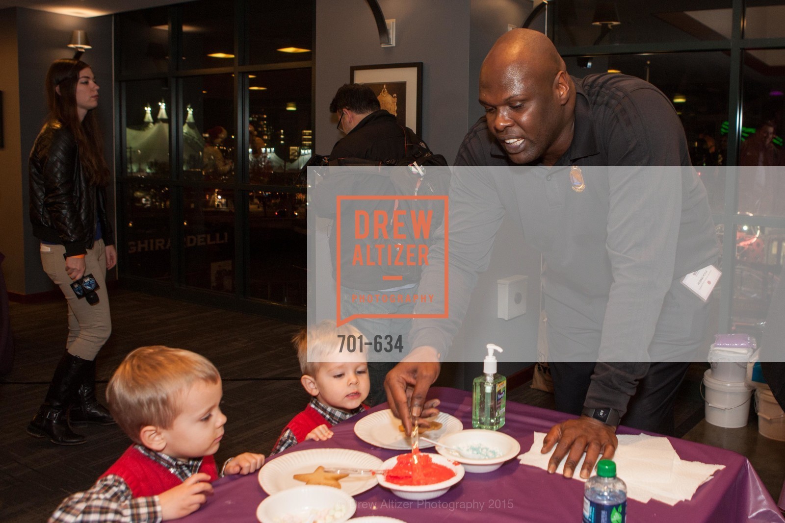Adonal Foyle, Holiday Heroes 2015, AT&T Park, December 7th, 2015,Drew Altizer, Drew Altizer Photography, full-service agency, private events, San Francisco photographer, photographer california