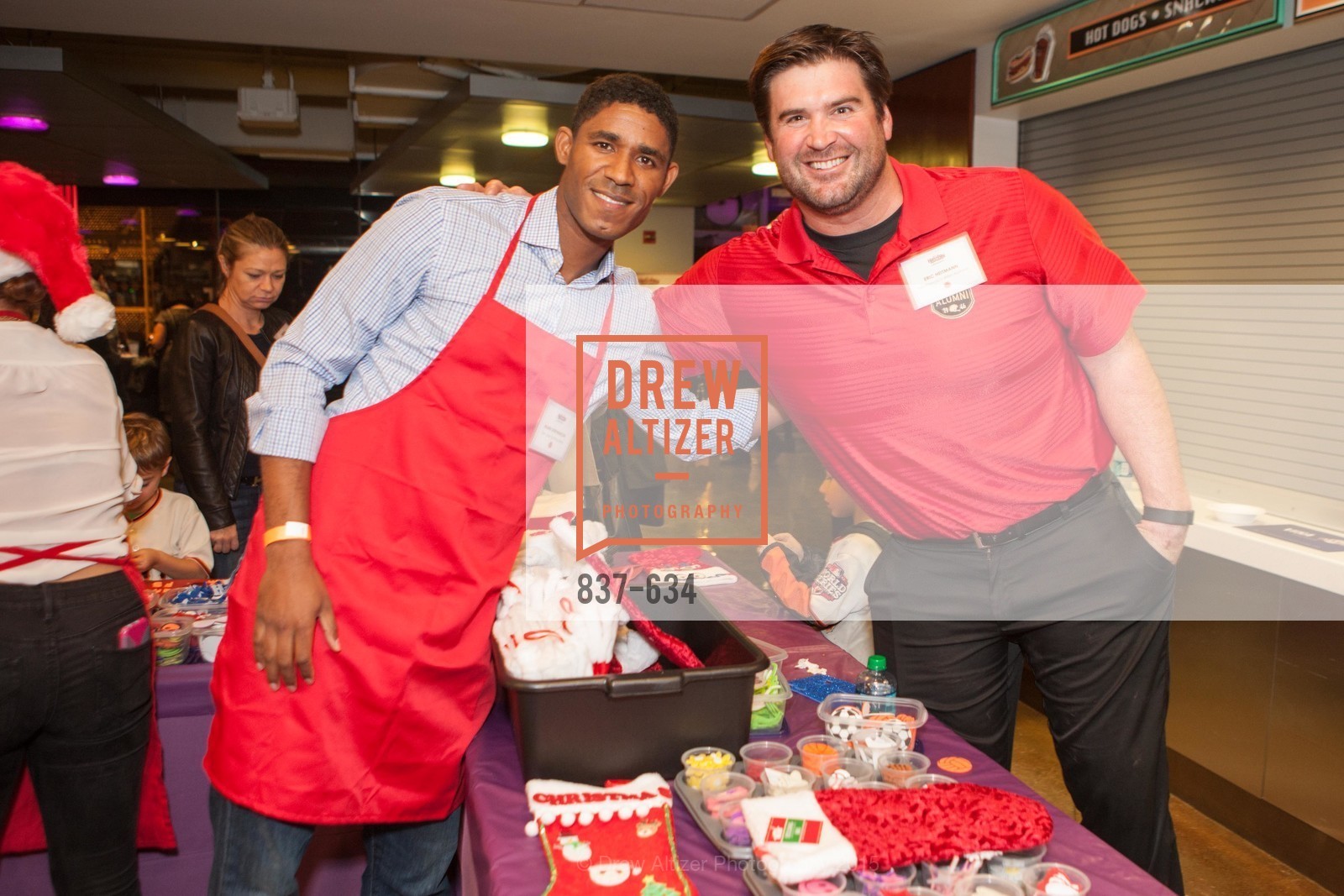 Khari Stephenson, Eric Heitmann, Holiday Heroes 2015, AT&T Park, December 7th, 2015,Drew Altizer, Drew Altizer Photography, full-service agency, private events, San Francisco photographer, photographer california