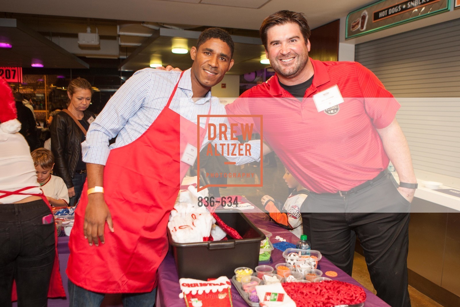 Khari Stephenson, Eric Heitmann, Holiday Heroes 2015, AT&T Park, December 7th, 2015,Drew Altizer, Drew Altizer Photography, full-service agency, private events, San Francisco photographer, photographer california