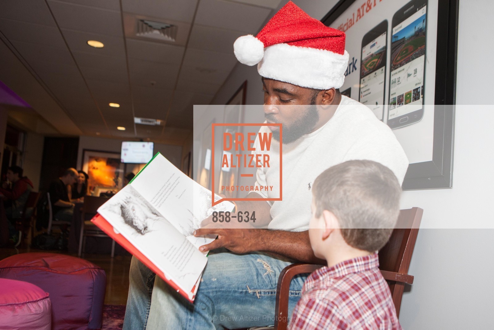 Justin Tuck, Holiday Heroes 2015, AT&T Park, December 7th, 2015,Drew Altizer, Drew Altizer Photography, full-service event agency, private events, San Francisco photographer, photographer California