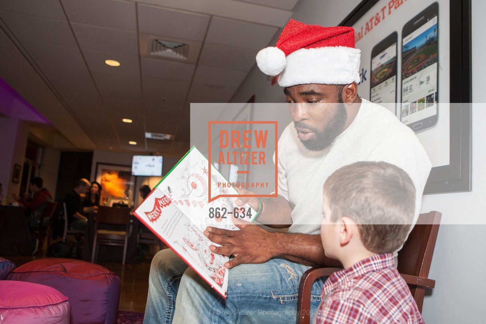 Justin Tuck, Holiday Heroes 2015, AT&T Park, December 7th, 2015,Drew Altizer, Drew Altizer Photography, full-service agency, private events, San Francisco photographer, photographer california