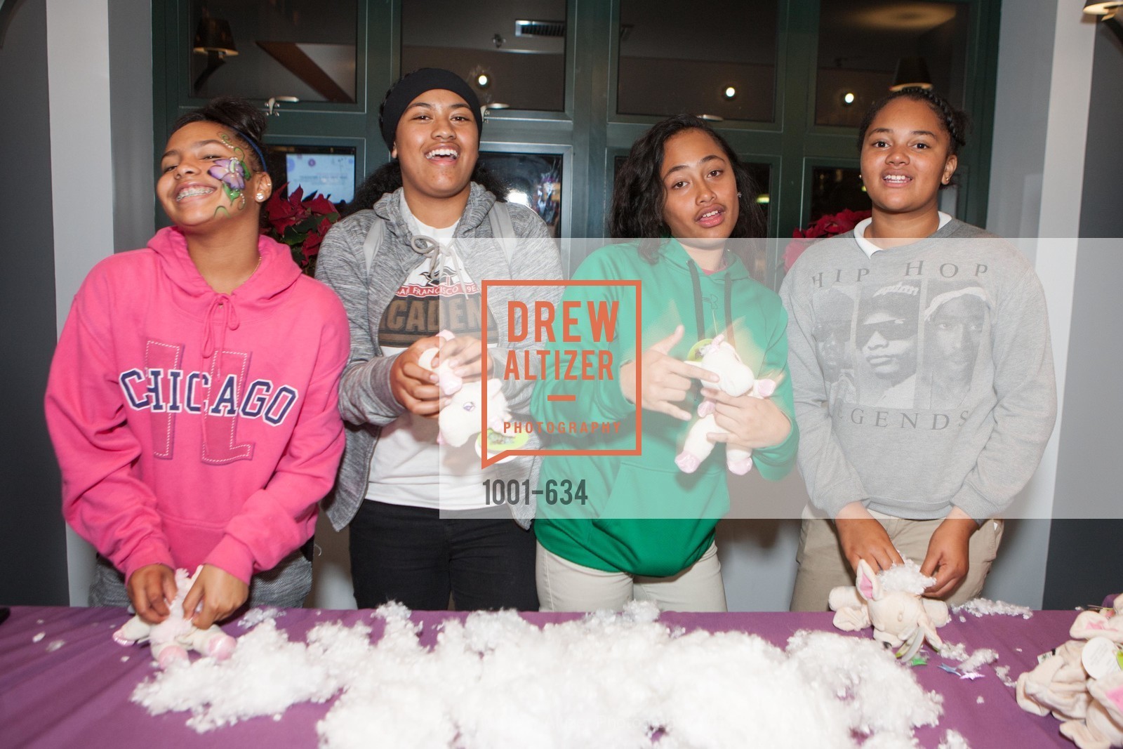 Julia Smith, Lucia Culikisand, Daddy Laisenia, Ine Grewe, Holiday Heroes 2015, AT&T Park, December 7th, 2015,Drew Altizer, Drew Altizer Photography, full-service agency, private events, San Francisco photographer, photographer california