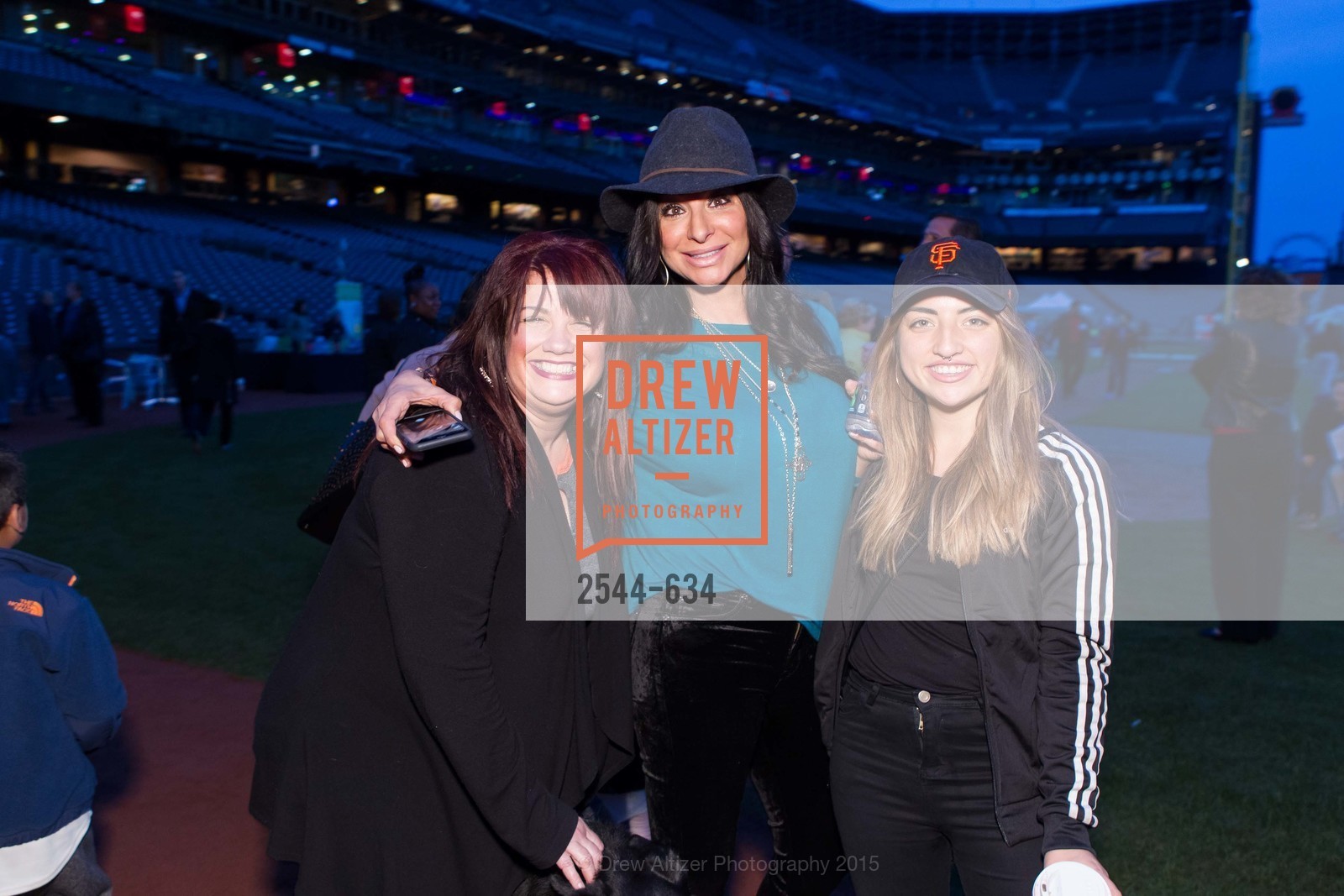 Molly Hulton, Deb Monte, Rosanna Romero, Holiday Heroes 2015, AT&T Park, December 7th, 2015,Drew Altizer, Drew Altizer Photography, full-service agency, private events, San Francisco photographer, photographer california