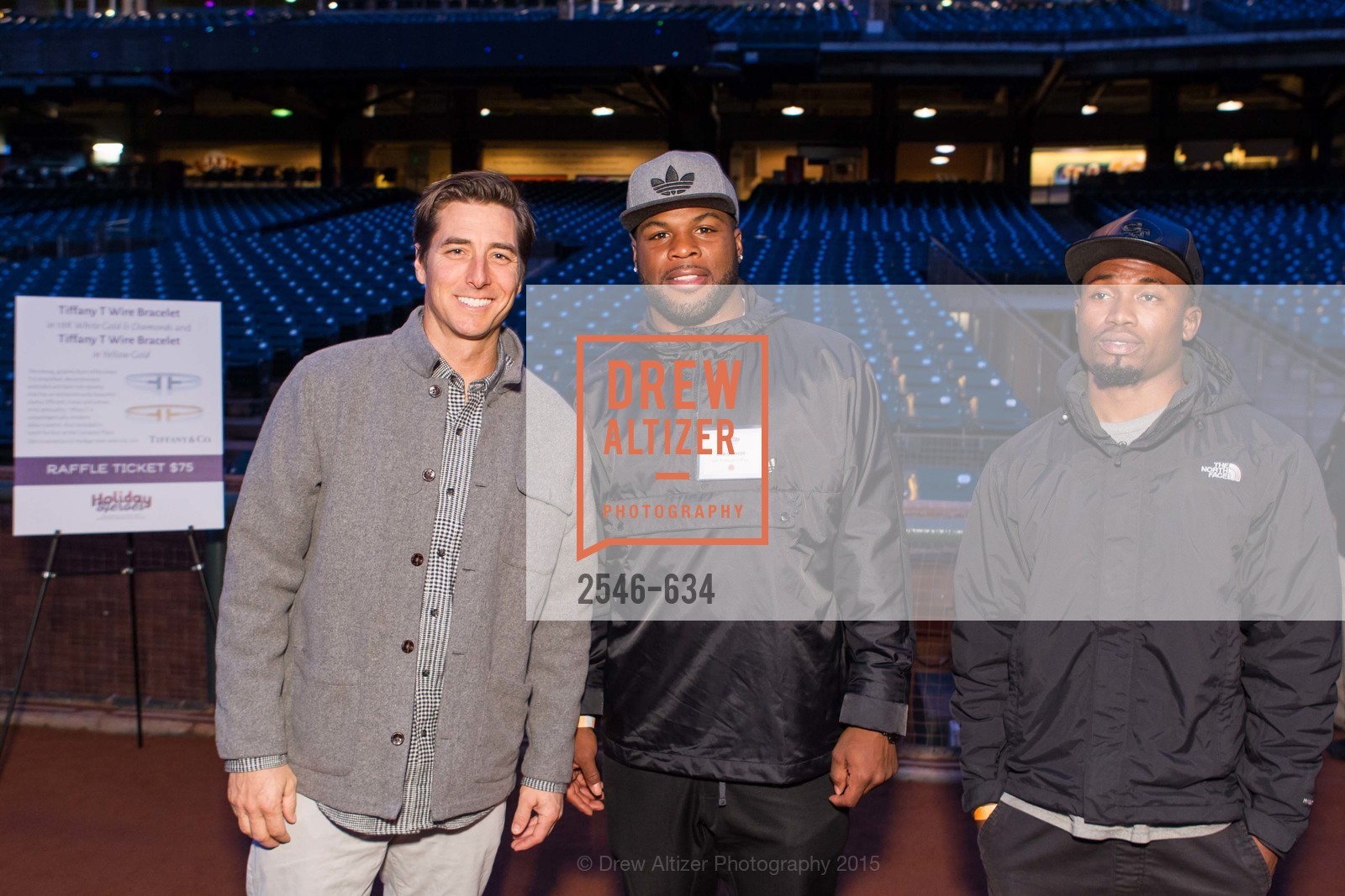 Jonny Moseley, Carlos Hyde, Greg Pratt, Holiday Heroes 2015, AT&T Park, December 7th, 2015,Drew Altizer, Drew Altizer Photography, full-service agency, private events, San Francisco photographer, photographer california
