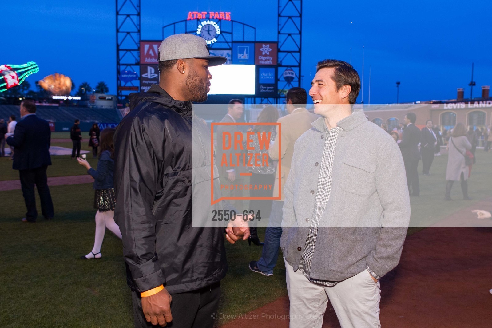 Carlos Hyde, Jonny Moseley, Holiday Heroes 2015, AT&T Park, December 7th, 2015,Drew Altizer, Drew Altizer Photography, full-service agency, private events, San Francisco photographer, photographer california