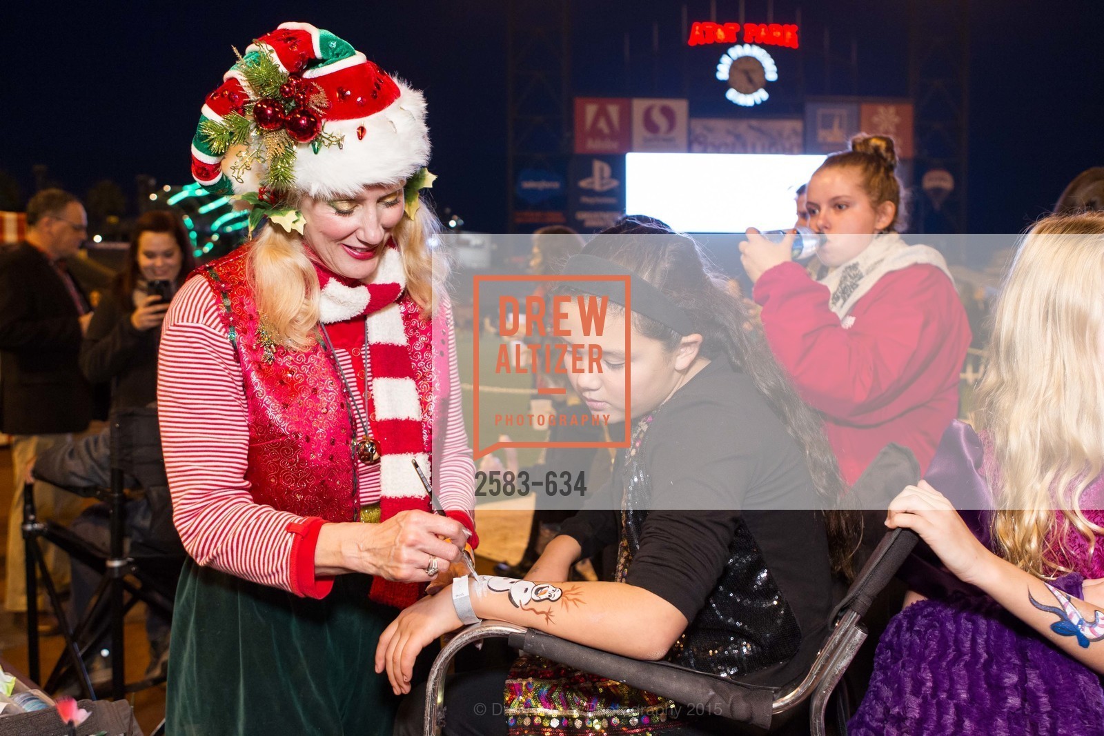 Sandra Leathley, Tess Gundacker, Holiday Heroes 2015, AT&T Park, December 7th, 2015,Drew Altizer, Drew Altizer Photography, full-service event agency, private events, San Francisco photographer, photographer California