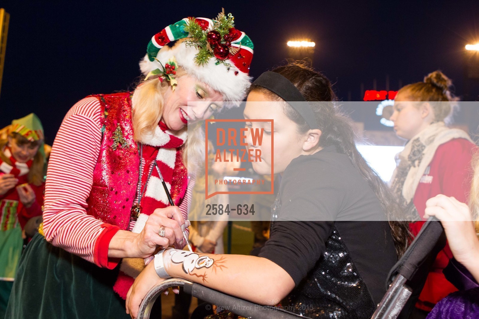 Sandra Leathley, Tess Gundacker, Holiday Heroes 2015, AT&T Park, December 7th, 2015,Drew Altizer, Drew Altizer Photography, full-service agency, private events, San Francisco photographer, photographer california