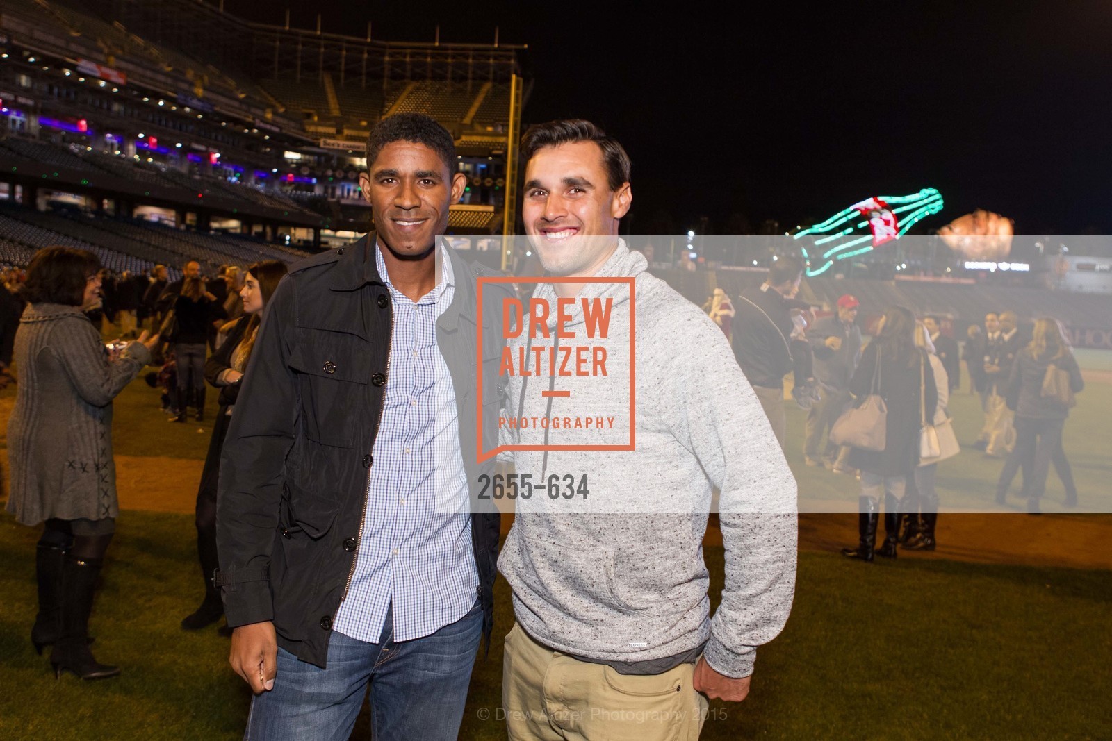 Khari Stephenson, Chris Wondolowski, Holiday Heroes 2015, AT&T Park, December 7th, 2015,Drew Altizer, Drew Altizer Photography, full-service agency, private events, San Francisco photographer, photographer california