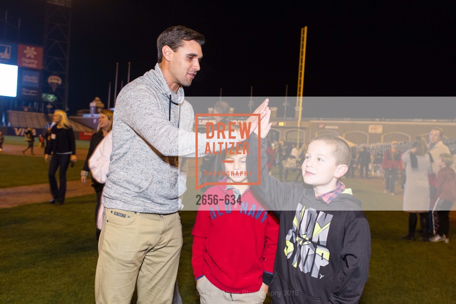 Khari Stephenson, Chris Wondolowski, Holiday Heroes 2015, AT&T Park, December 7th, 2015,Drew Altizer, Drew Altizer Photography, full-service event agency, private events, San Francisco photographer, photographer California