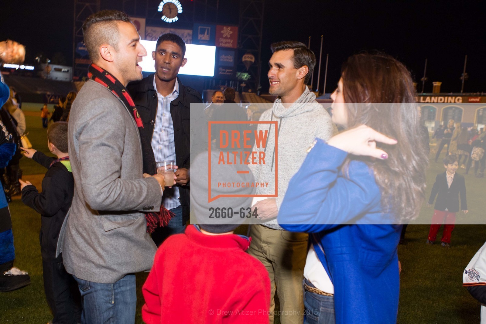 Khari Stephenson, Chris Wondolowski, Holiday Heroes 2015, AT&T Park, December 7th, 2015,Drew Altizer, Drew Altizer Photography, full-service agency, private events, San Francisco photographer, photographer california