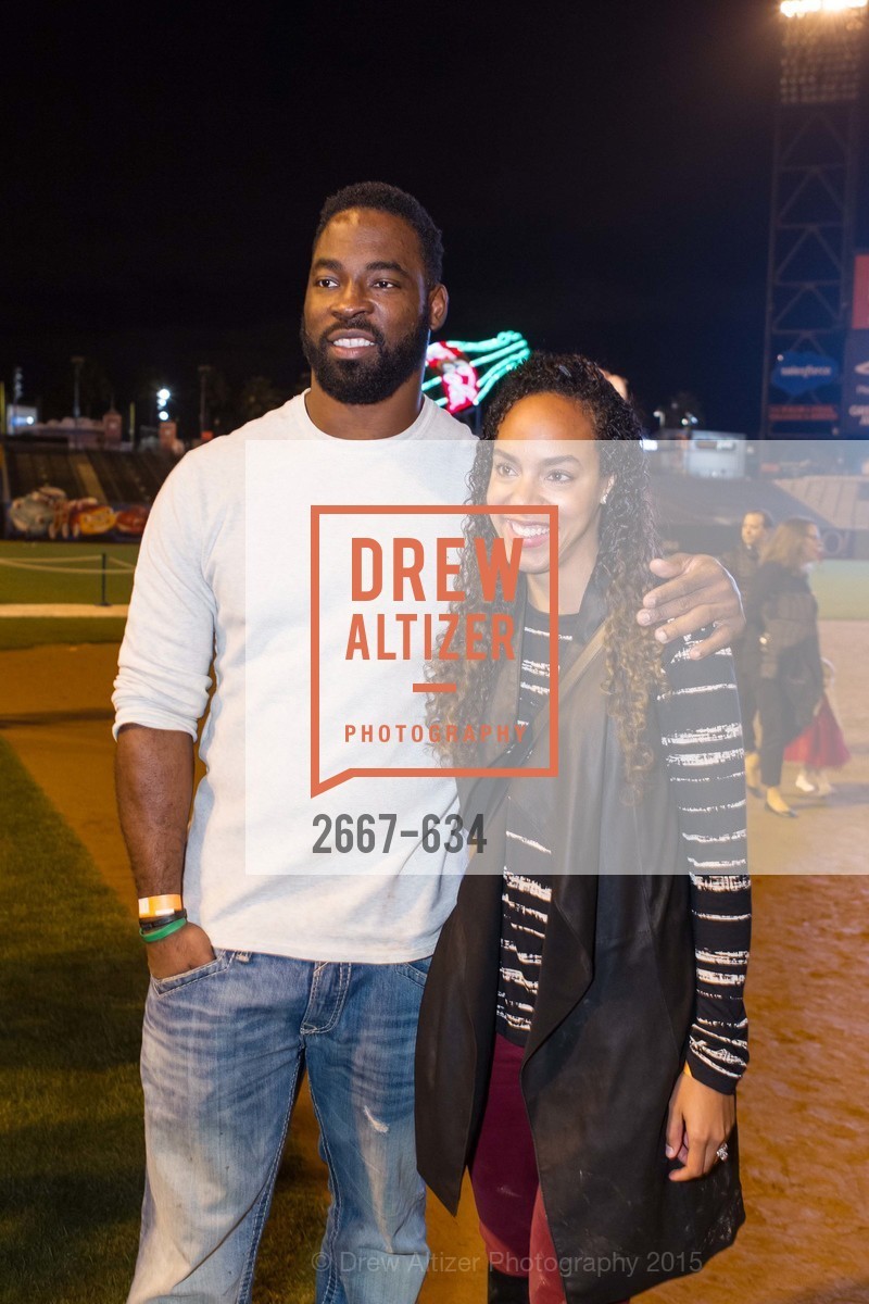 Justin Tuck, Lauran Tuck, Holiday Heroes 2015, AT&T Park, December 7th, 2015,Drew Altizer, Drew Altizer Photography, full-service agency, private events, San Francisco photographer, photographer california