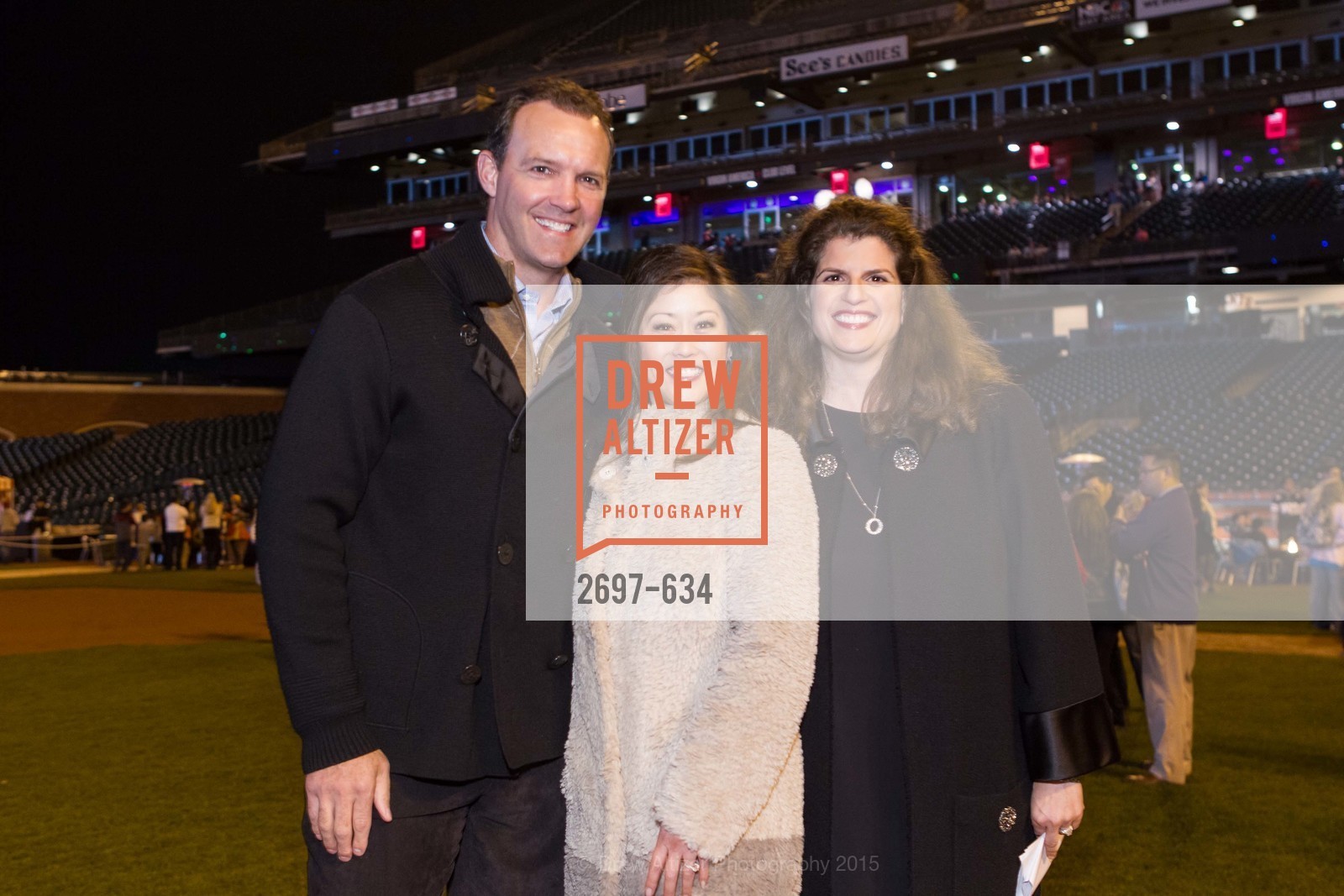 Bret Hedican, Kristi Yamaguchi, Amy Wender-Hoch, Holiday Heroes 2015, AT&T Park, December 7th, 2015,Drew Altizer, Drew Altizer Photography, full-service agency, private events, San Francisco photographer, photographer california