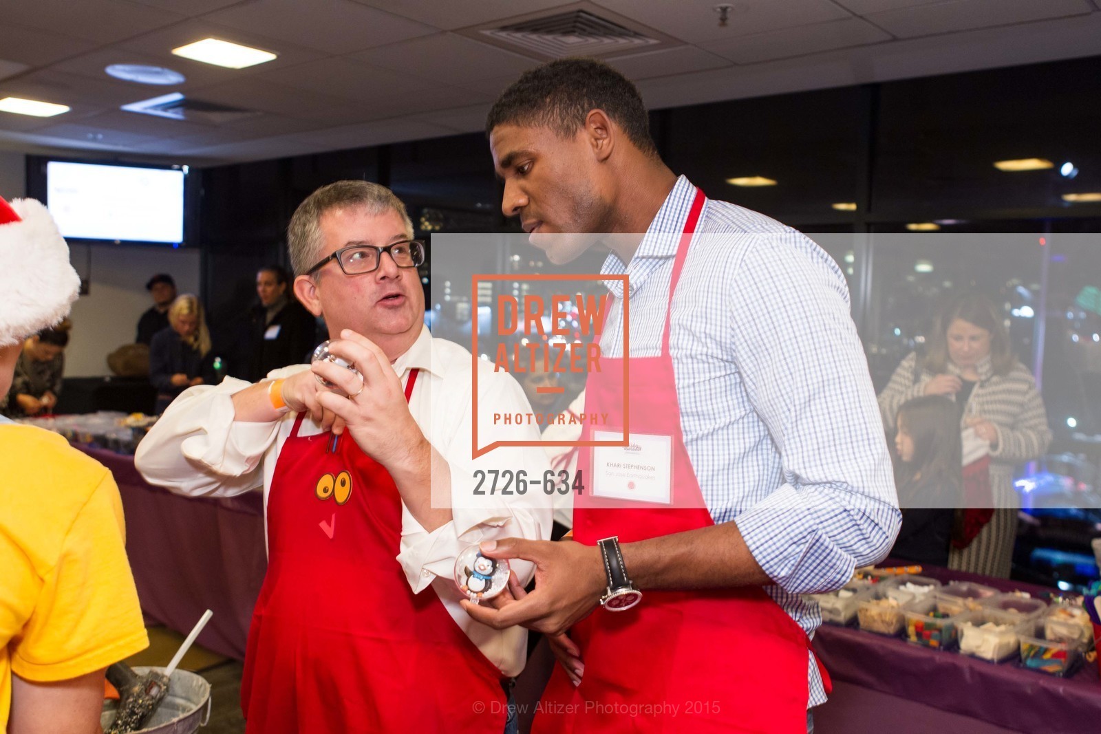 Scott Stohler, Khari Stephenson, Holiday Heroes 2015, AT&T Park, December 7th, 2015,Drew Altizer, Drew Altizer Photography, full-service agency, private events, San Francisco photographer, photographer california