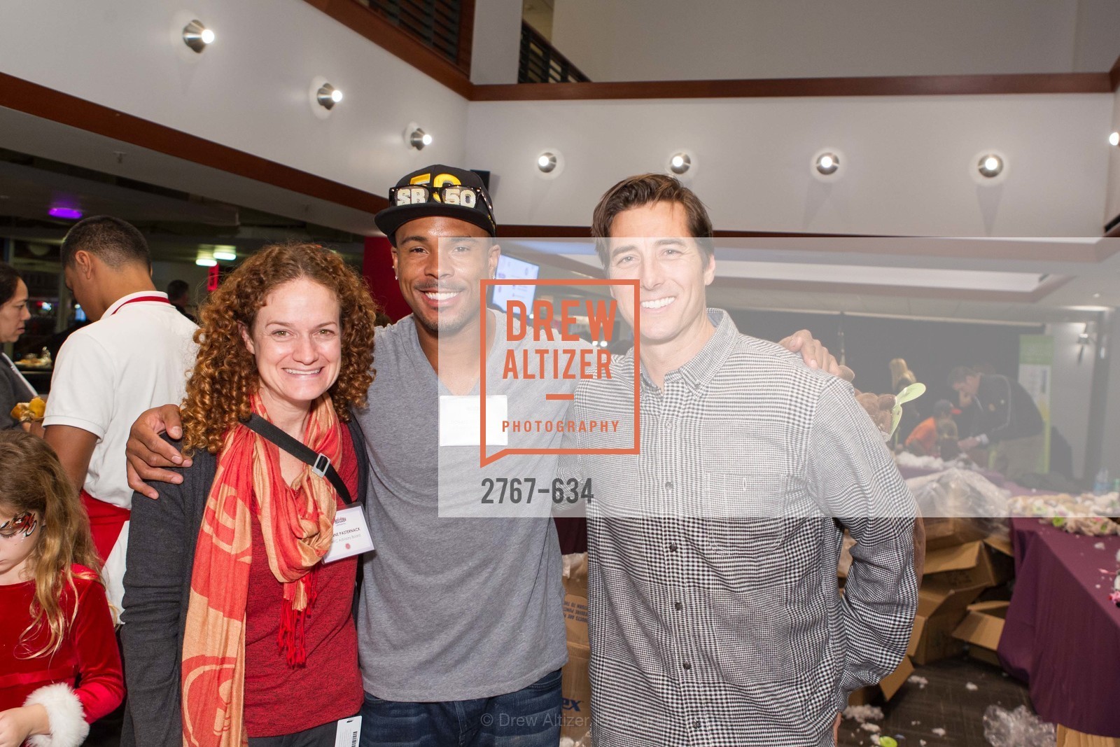 Joanne Pasternack, Donald Strickland, Jonny Moseley, Holiday Heroes 2015, AT&T Park, December 7th, 2015,Drew Altizer, Drew Altizer Photography, full-service event agency, private events, San Francisco photographer, photographer California