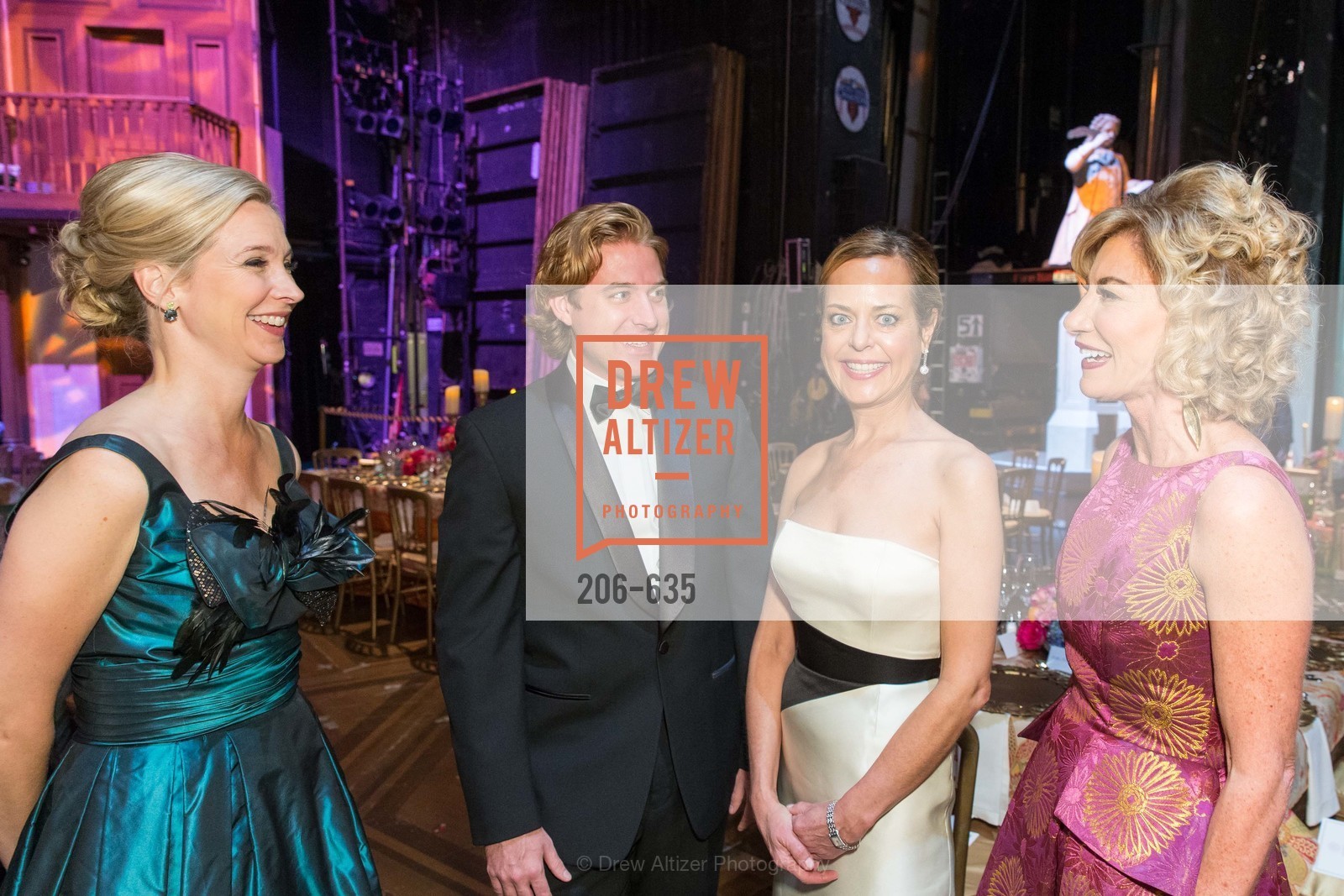 Courtney Labe, Stratton Poland, Charlot Malin, Mary Poland, An Evening on the Stage Honoring Renaissance Man Gordon Getty, War Memorial Opera House. 301 Van Ness Ave, December 7th, 2015