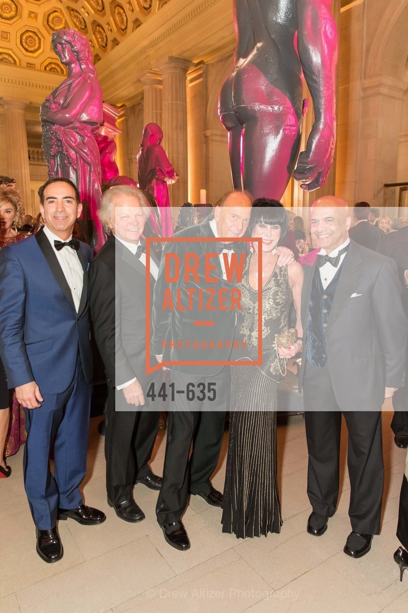 Elie Abi-Jaoude, Michael Cabak, David Pace, Marilyn Cabak, Raje Shindhia, An Evening on the Stage Honoring Renaissance Man Gordon Getty, War Memorial Opera House. 301 Van Ness Ave, December 7th, 2015,Drew Altizer, Drew Altizer Photography, full-service agency, private events, San Francisco photographer, photographer california