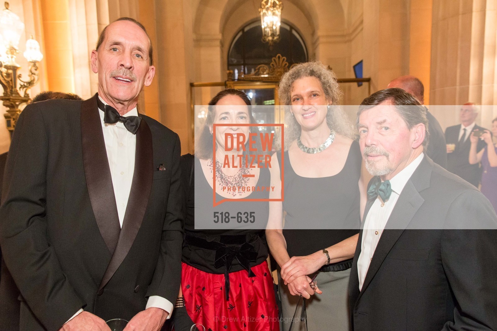 Robin Sutherland, Nancy Ludgus, Nadia Tichman, Larry Ludgus, An Evening on the Stage Honoring Renaissance Man Gordon Getty, War Memorial Opera House. 301 Van Ness Ave, December 7th, 2015,Drew Altizer, Drew Altizer Photography, full-service event agency, private events, San Francisco photographer, photographer California