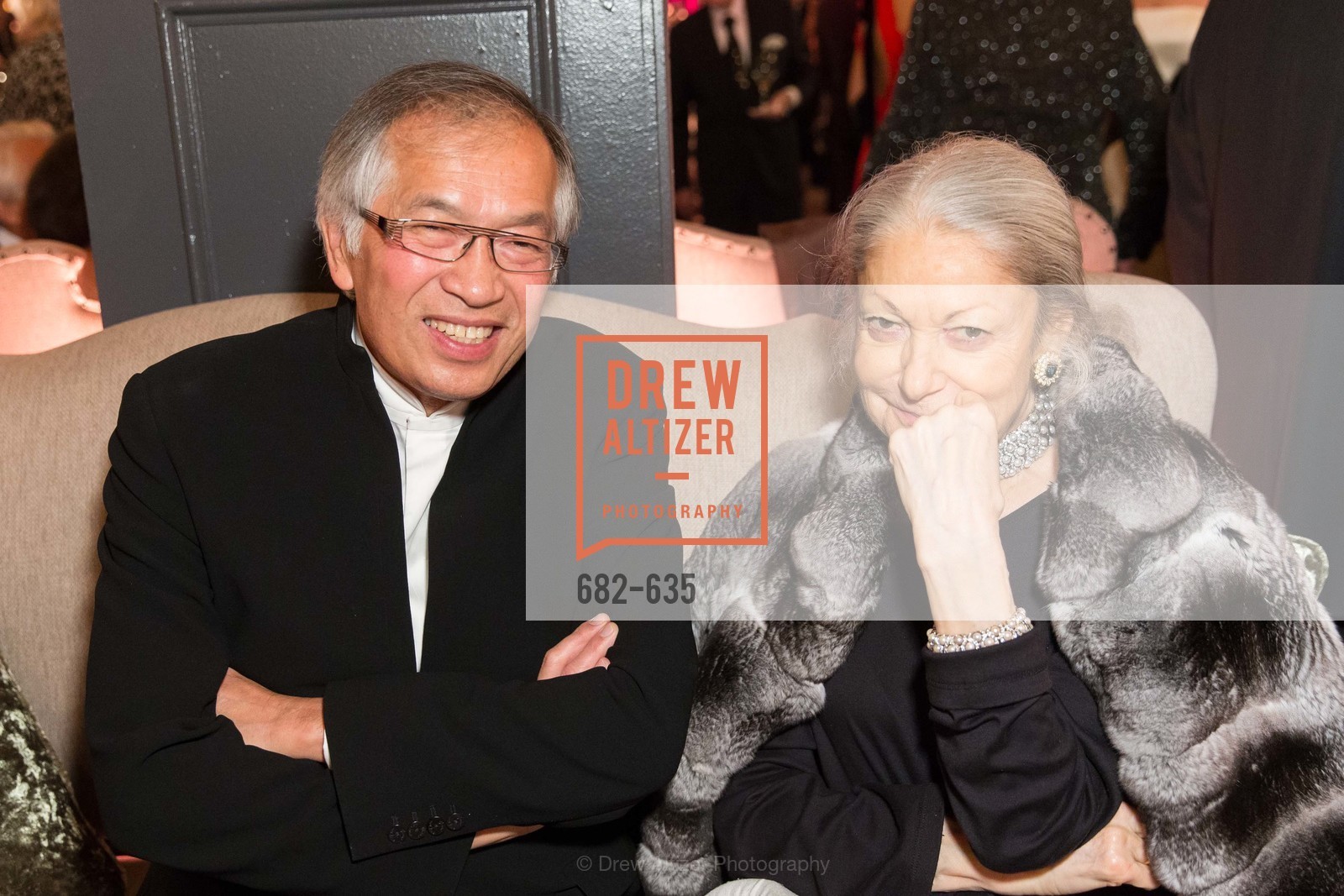 James Ho, Denise Hale, An Evening on the Stage Honoring Renaissance Man Gordon Getty, War Memorial Opera House. 301 Van Ness Ave, December 7th, 2015,Drew Altizer, Drew Altizer Photography, full-service event agency, private events, San Francisco photographer, photographer California