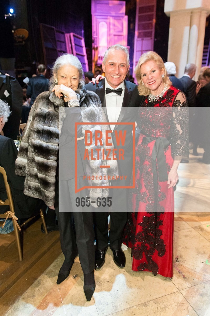 Denise Hale, Curt Brannom, Dede Wilsey, An Evening on the Stage Honoring Renaissance Man Gordon Getty, War Memorial Opera House. 301 Van Ness Ave, December 7th, 2015,Drew Altizer, Drew Altizer Photography, full-service agency, private events, San Francisco photographer, photographer california