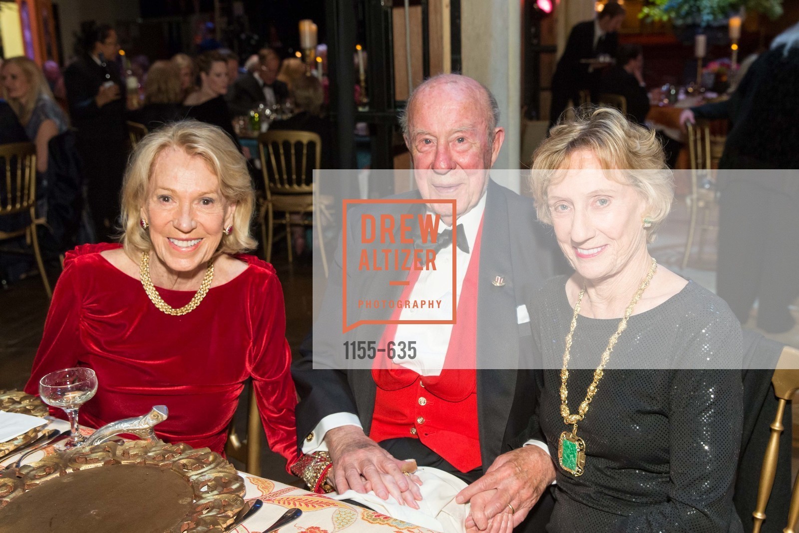 Charlotte Shultz, George Shultz, Nancy Bechtle, An Evening on the Stage Honoring Renaissance Man Gordon Getty, War Memorial Opera House. 301 Van Ness Ave, December 7th, 2015,Drew Altizer, Drew Altizer Photography, full-service agency, private events, San Francisco photographer, photographer california