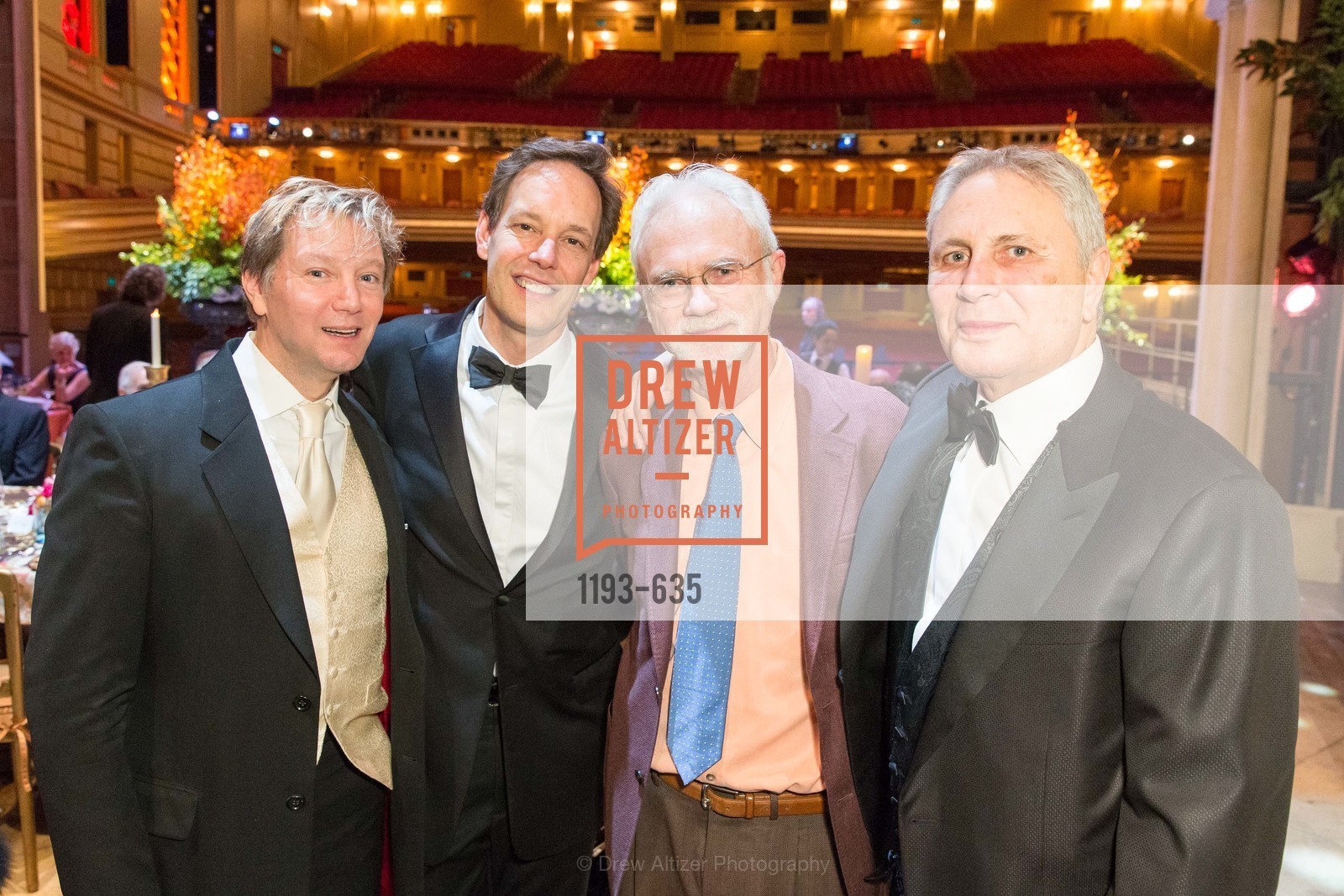 Mark Adamo, Jake Heggie, John Adams, John Corigliano, An Evening on the Stage Honoring Renaissance Man Gordon Getty, War Memorial Opera House. 301 Van Ness Ave, Photo #1193-635 Mark Adamo, Jake Heggie, John Adams, John Corigliano, Photo #1193-635