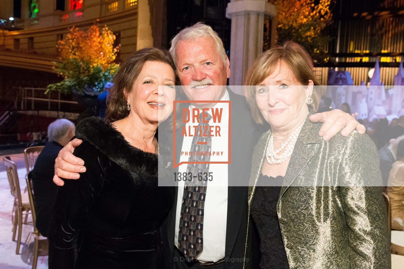 Linda Kemper, Mike Gorman, Frederica von Stade, An Evening on the Stage Honoring Renaissance Man Gordon Getty, War Memorial Opera House. 301 Van Ness Ave, December 7th, 2015,Drew Altizer, Drew Altizer Photography, full-service agency, private events, San Francisco photographer, photographer california