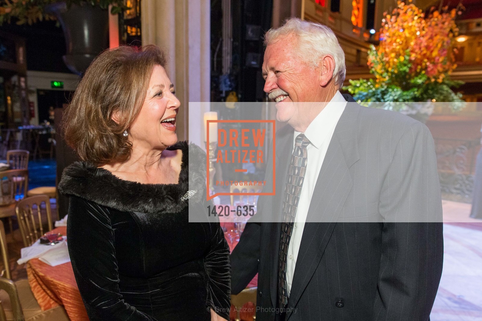 Linda Kemper, Mike Gorman, An Evening on the Stage Honoring Renaissance Man Gordon Getty, War Memorial Opera House. 301 Van Ness Ave, December 7th, 2015,Drew Altizer, Drew Altizer Photography, full-service agency, private events, San Francisco photographer, photographer california