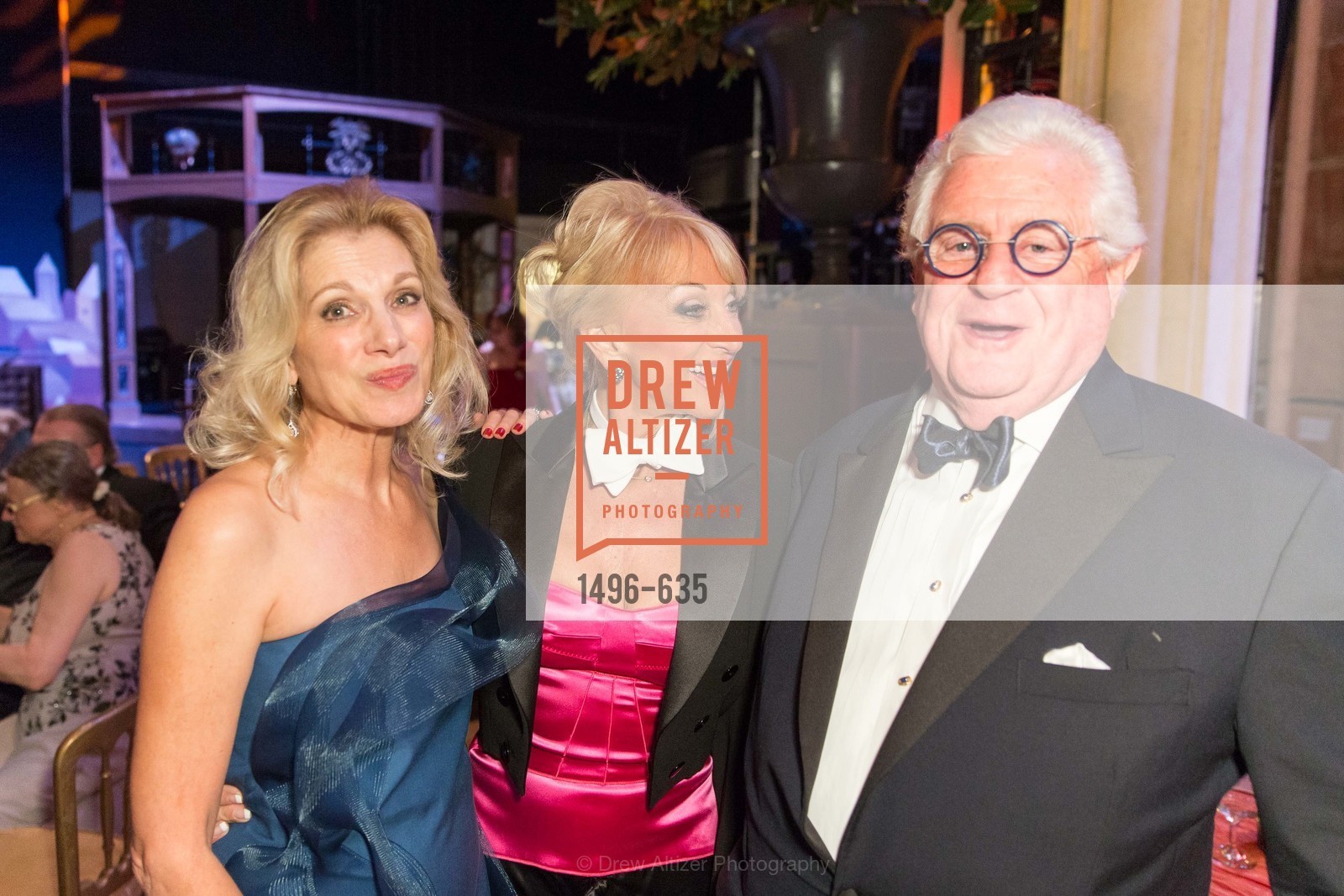 Cynthia Schreuder Kalev, Daru Kawalkowski, Bob Hill, An Evening on the Stage Honoring Renaissance Man Gordon Getty, War Memorial Opera House. 301 Van Ness Ave, December 7th, 2015,Drew Altizer, Drew Altizer Photography, full-service agency, private events, San Francisco photographer, photographer california