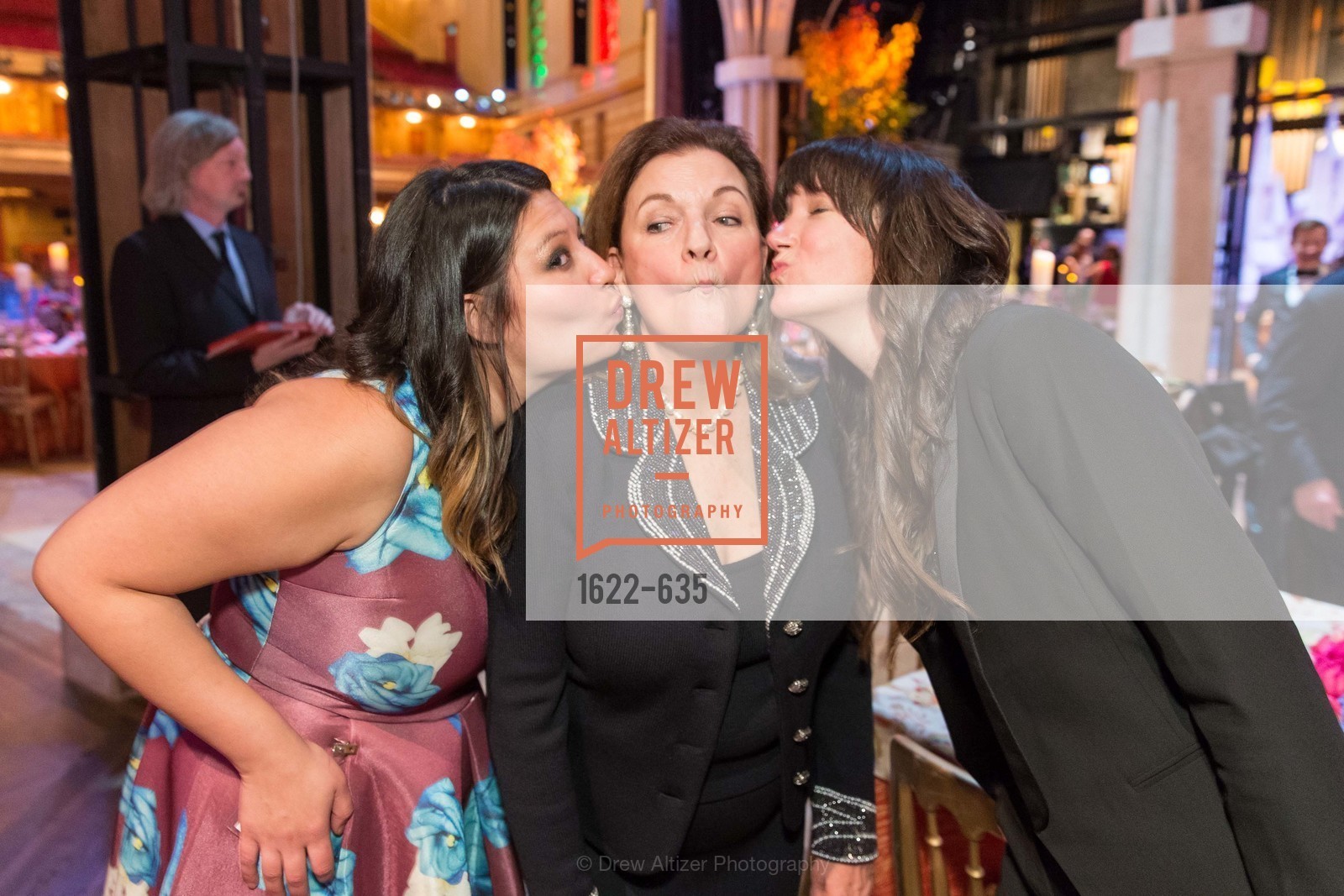 Dianne Cavagnaro, Susan Malott, Megan McDonald, An Evening on the Stage Honoring Renaissance Man Gordon Getty, War Memorial Opera House. 301 Van Ness Ave, December 7th, 2015,Drew Altizer, Drew Altizer Photography, full-service agency, private events, San Francisco photographer, photographer california