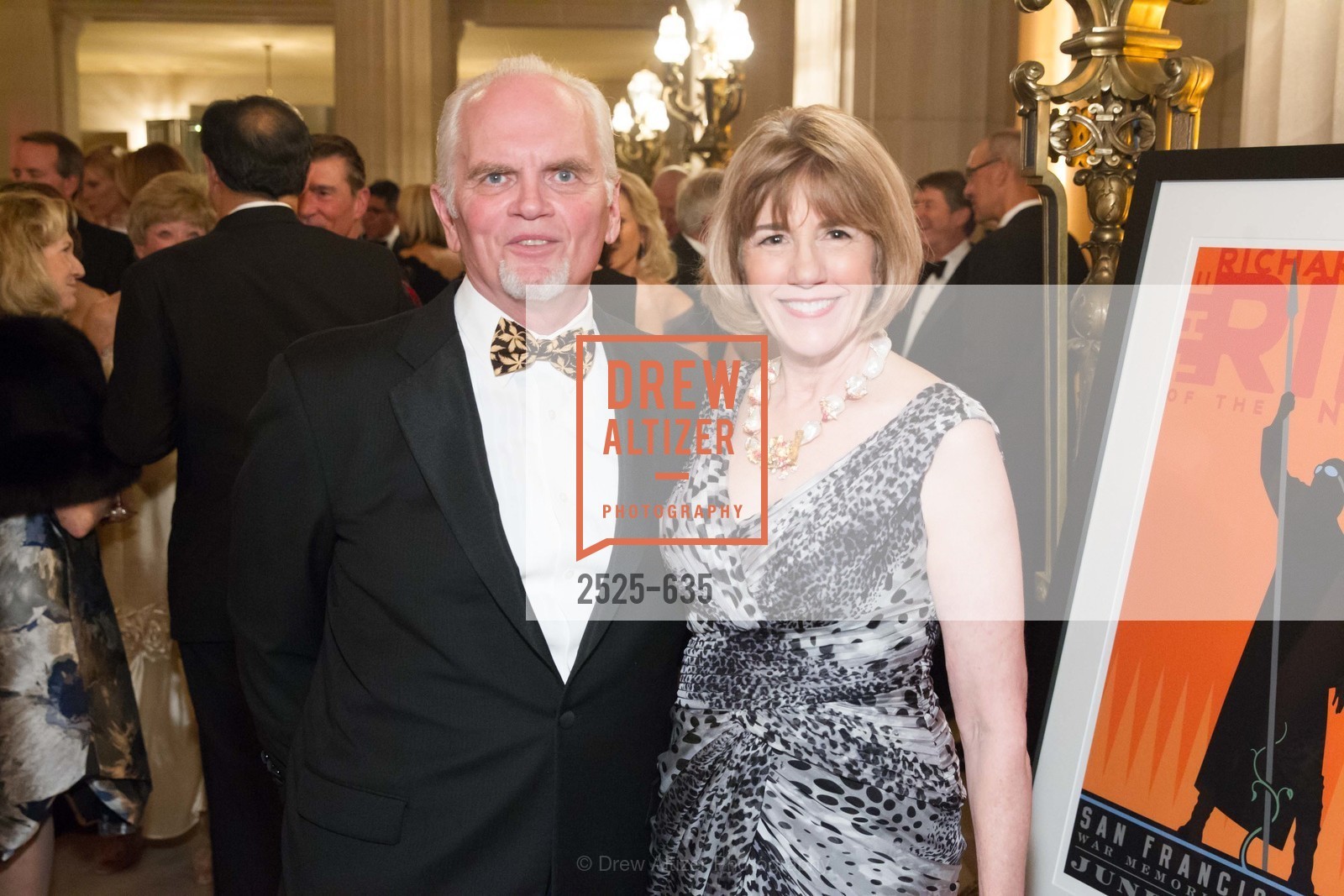 Michael Broach, Nancy Cunningham-Clark, An Evening on the Stage Honoring Renaissance Man Gordon Getty, War Memorial Opera House. 301 Van Ness Ave, December 7th, 2015,Drew Altizer, Drew Altizer Photography, full-service agency, private events, San Francisco photographer, photographer california