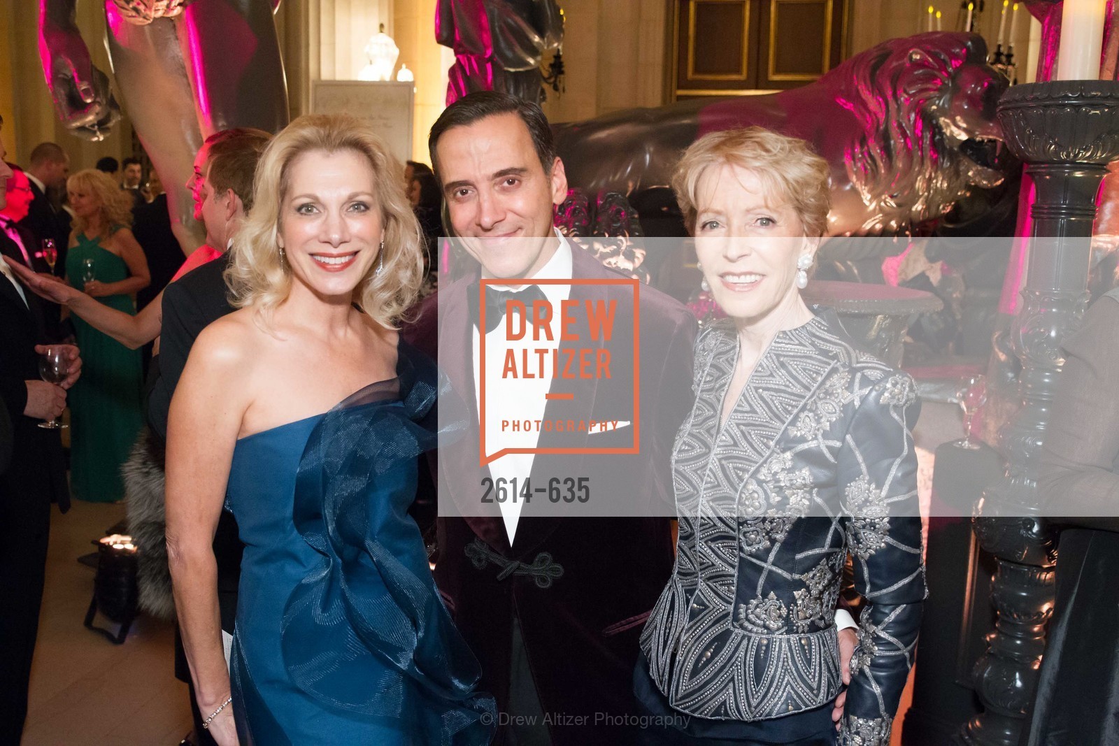 Cynthia Schroeder, Alan Malouf, Barbara Brookins-schneider, An Evening on the Stage Honoring Renaissance Man Gordon Getty, War Memorial Opera House. 301 Van Ness Ave, December 7th, 2015,Drew Altizer, Drew Altizer Photography, full-service agency, private events, San Francisco photographer, photographer california