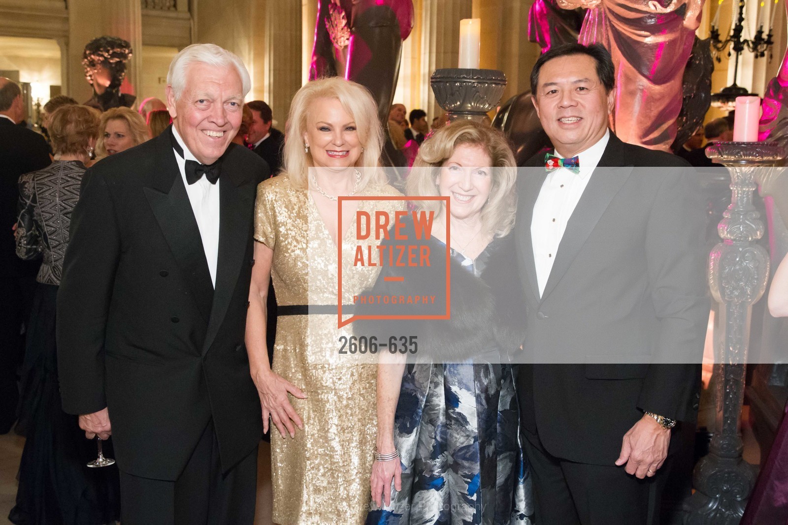 Bob Friese, Chandra Friese, Celeste Woo, Darryl Woo, An Evening on the Stage Honoring Renaissance Man Gordon Getty, War Memorial Opera House. 301 Van Ness Ave, December 7th, 2015,Drew Altizer, Drew Altizer Photography, full-service agency, private events, San Francisco photographer, photographer california