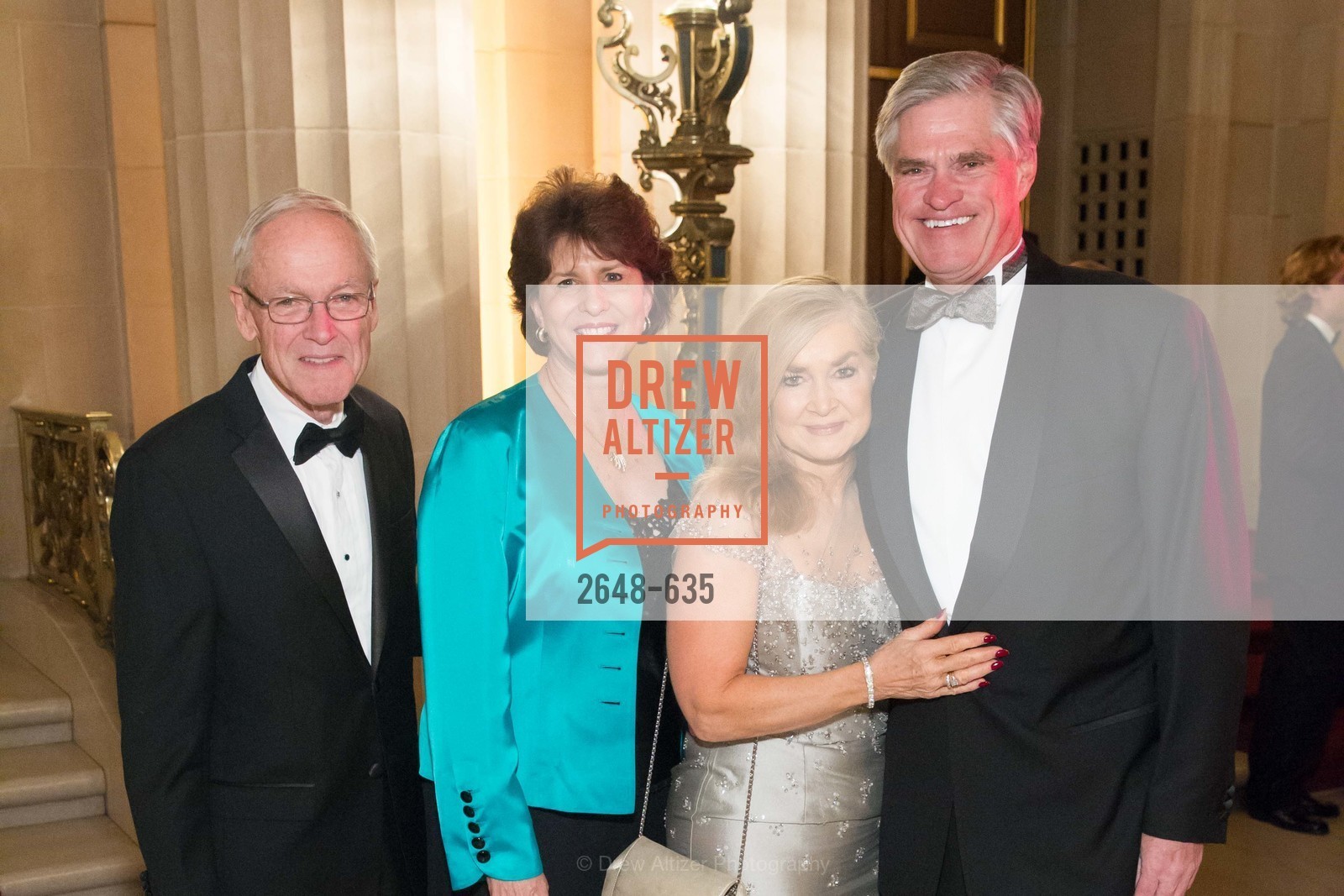 Alan Kizor, Juanita Kizor, Lynn Edminster, Brian Atwood, An Evening on the Stage Honoring Renaissance Man Gordon Getty, War Memorial Opera House. 301 Van Ness Ave, Photo #2648-635 Alan Kizor, Juanita Kizor, Lynn Edminster, Brian Atwood, Photo #2648-635
