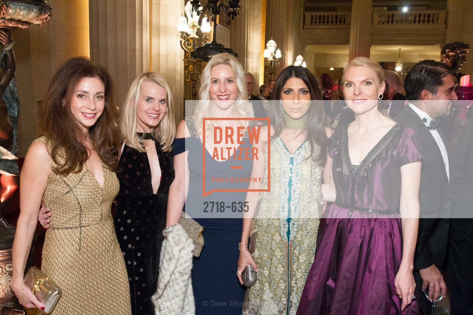 Maryam Modroglu, Jane Mudge, Ginny Ziegler, Sobia Shaikh, Linle Froeb, An Evening on the Stage Honoring Renaissance Man Gordon Getty, War Memorial Opera House. 301 Van Ness Ave, December 7th, 2015,Drew Altizer, Drew Altizer Photography, full-service agency, private events, San Francisco photographer, photographer california