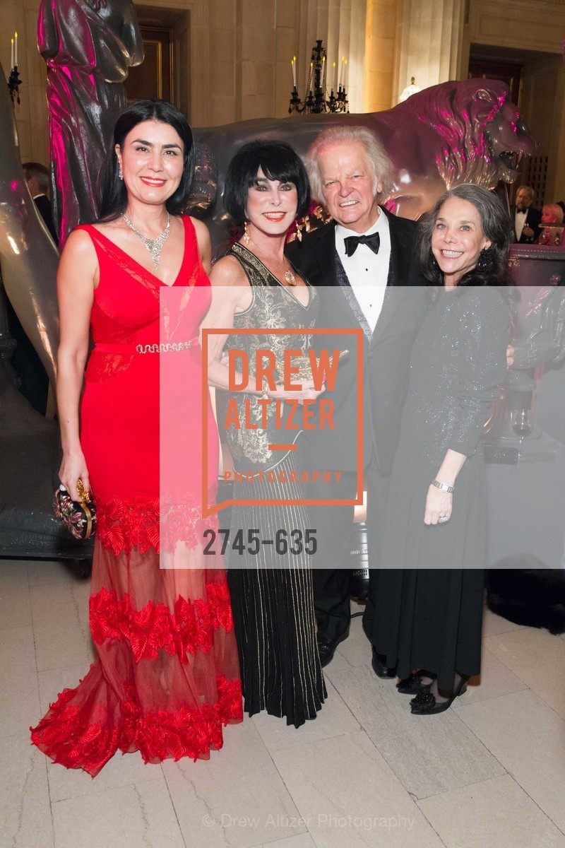 Afsaneh Akhtari, Marilyn Cabak, Michael Cabak, Julie Coplon, An Evening on the Stage Honoring Renaissance Man Gordon Getty, War Memorial Opera House. 301 Van Ness Ave, December 7th, 2015,Drew Altizer, Drew Altizer Photography, full-service event agency, private events, San Francisco photographer, photographer California