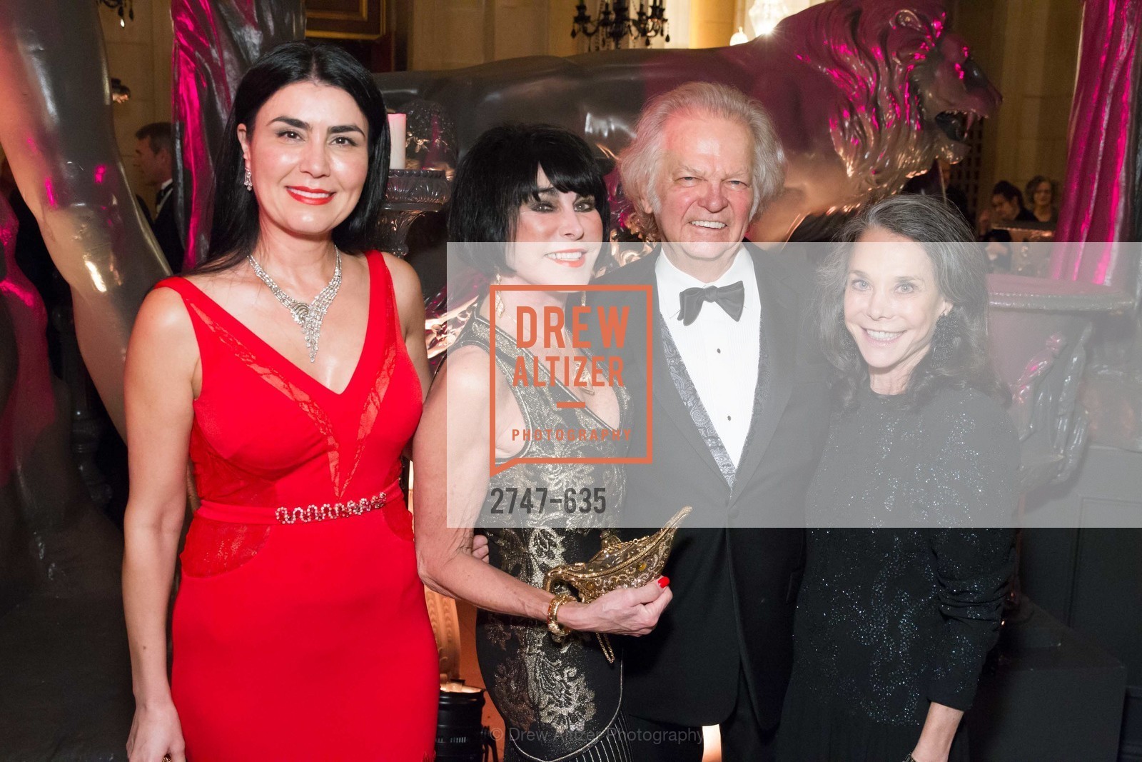 Afsaneh Akhtari, Marilyn Cabak, Michael Cabak, Julie Coplon, An Evening on the Stage Honoring Renaissance Man Gordon Getty, War Memorial Opera House. 301 Van Ness Ave, December 7th, 2015,Drew Altizer, Drew Altizer Photography, full-service agency, private events, San Francisco photographer, photographer california