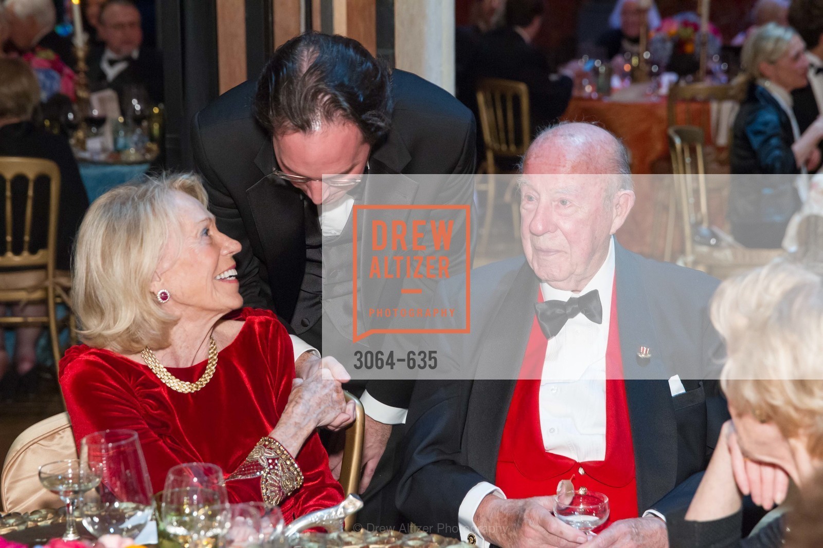 Charlotte Schultz, Matthew Shilvoc, George Schultz, An Evening on the Stage Honoring Renaissance Man Gordon Getty, War Memorial Opera House. 301 Van Ness Ave, December 7th, 2015,Drew Altizer, Drew Altizer Photography, full-service agency, private events, San Francisco photographer, photographer california