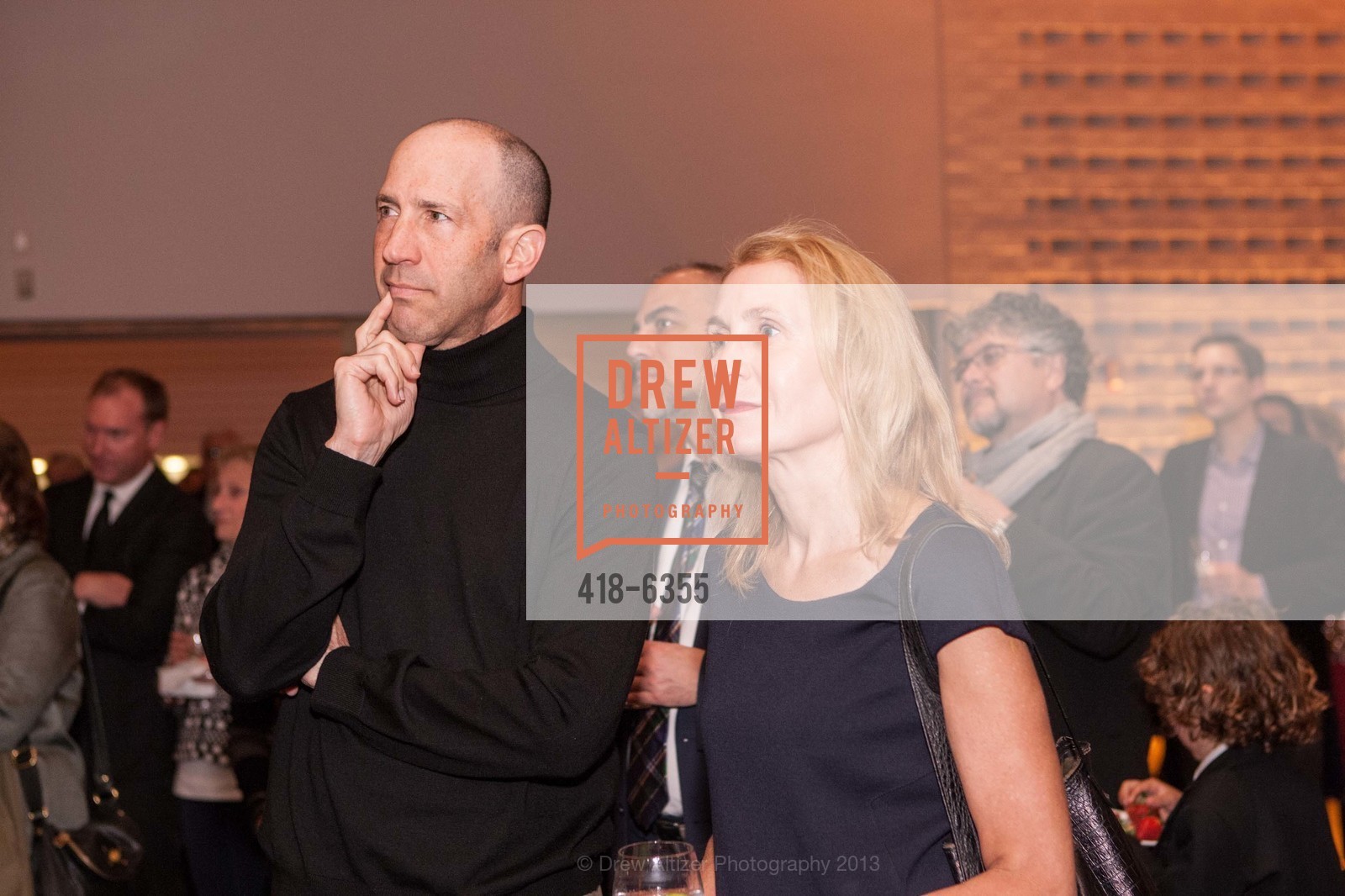 Daniel Rowen, Lizanne Suter, Christian Marclay: The Clock Opening Reception at SFMOMA, US, April 2nd, 2013, Photo #418-6355 Daniel Rowen, Lizanne Suter, Photo #418-6355