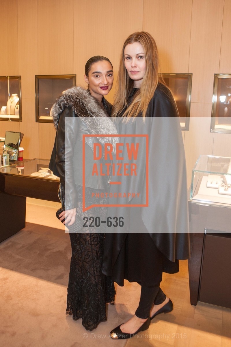 Olya Dzilikhova, Tatiana Sorokko, Bulgari San Francisco Presents WINE, WHISKEY & WATCHES, Bulgari San Francisco. 200 Stockton Street, December 8th, 2015,Drew Altizer, Drew Altizer Photography, full-service event agency, private events, San Francisco photographer, photographer California