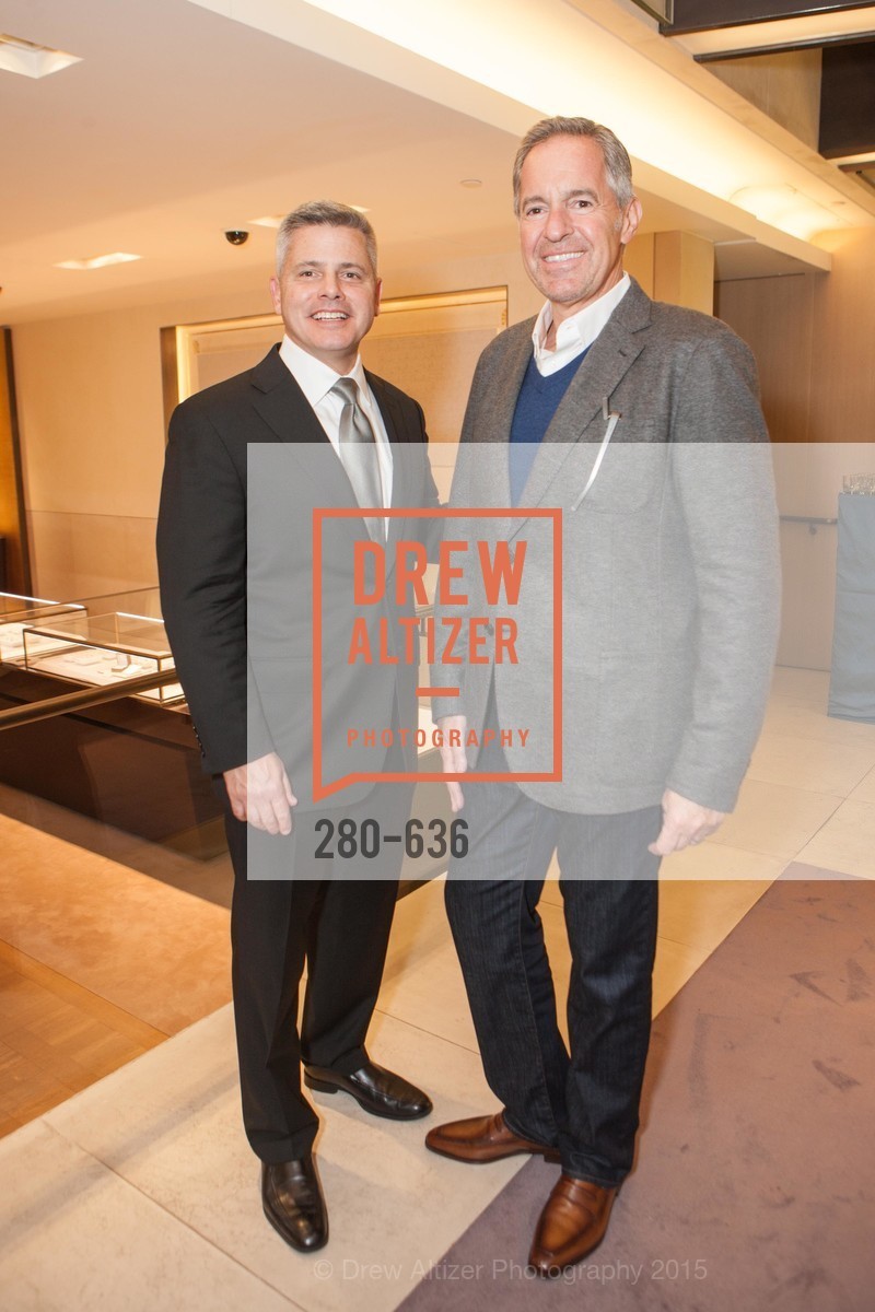 Victor Mancuso, Scott Rosen, Bulgari San Francisco Presents WINE, WHISKEY & WATCHES, Bulgari San Francisco. 200 Stockton Street, December 8th, 2015, Photo #280-636 Victor Mancuso, Scott Rosen, Photo #280-636