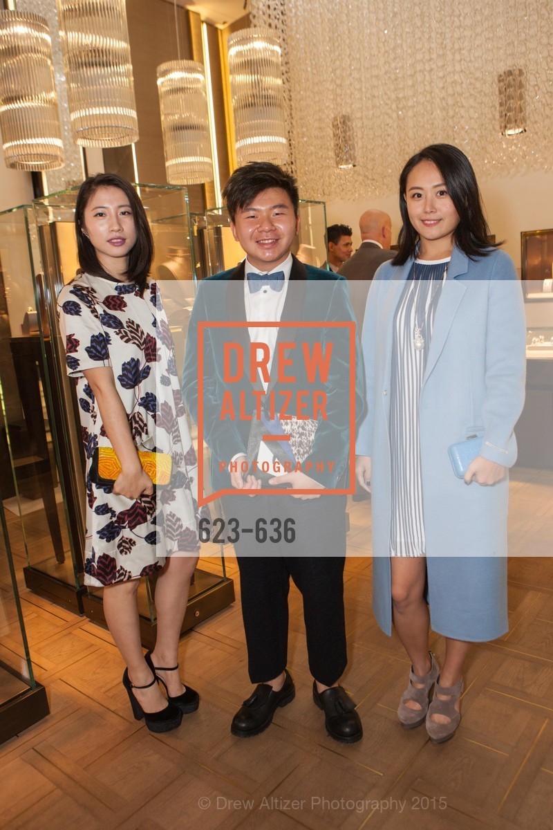 Youran Han, Arnold Sin, Joanne Lu, Bulgari San Francisco Presents WINE, WHISKEY & WATCHES, Bulgari San Francisco. 200 Stockton Street, December 8th, 2015,Drew Altizer, Drew Altizer Photography, full-service event agency, private events, San Francisco photographer, photographer California