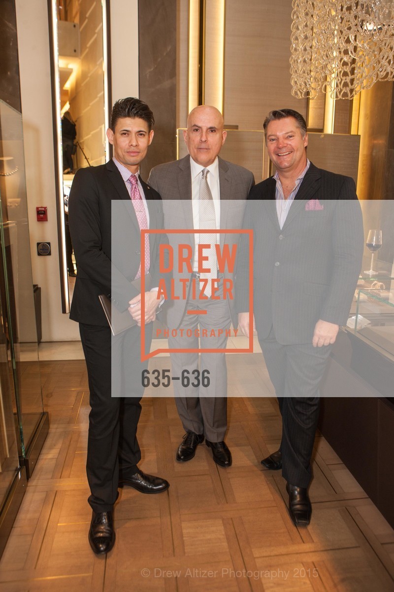 Alvaro Ibarra, Larry Block, Andrea Rippel, Bulgari San Francisco Presents WINE, WHISKEY & WATCHES, Bulgari San Francisco. 200 Stockton Street, December 8th, 2015,Drew Altizer, Drew Altizer Photography, full-service agency, private events, San Francisco photographer, photographer california