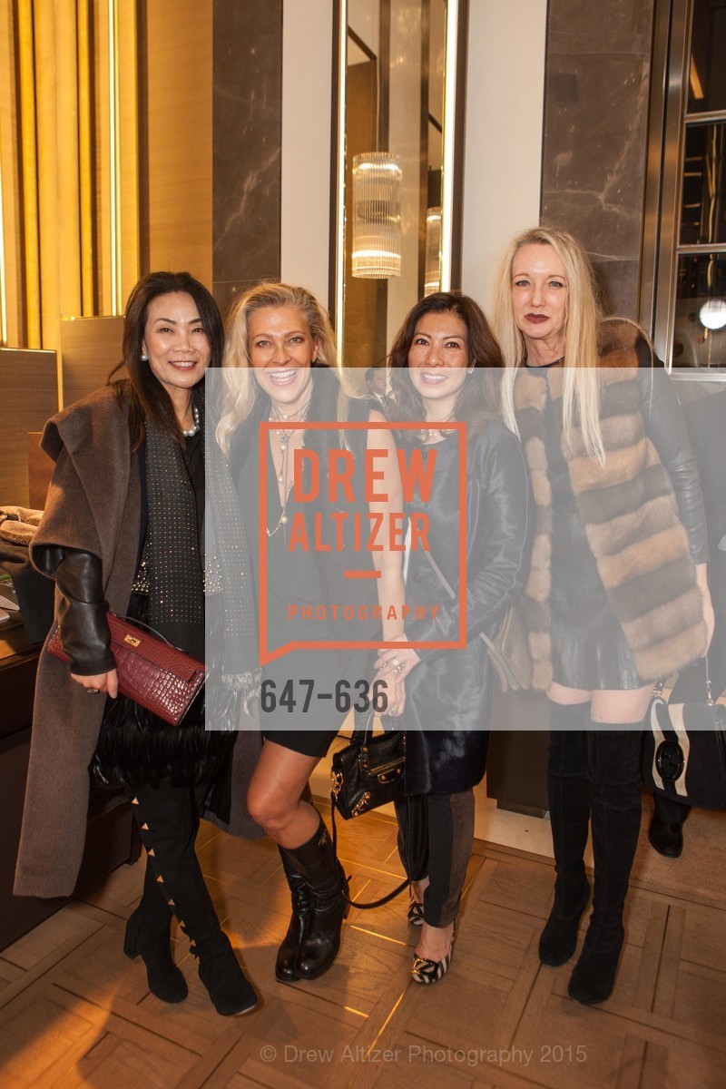Xiaojun Lee, Suzanna Jackson, MIchelle Tai, Dorothy Torresi, Bulgari San Francisco Presents WINE, WHISKEY & WATCHES, Bulgari San Francisco. 200 Stockton Street, December 8th, 2015,Drew Altizer, Drew Altizer Photography, full-service agency, private events, San Francisco photographer, photographer california