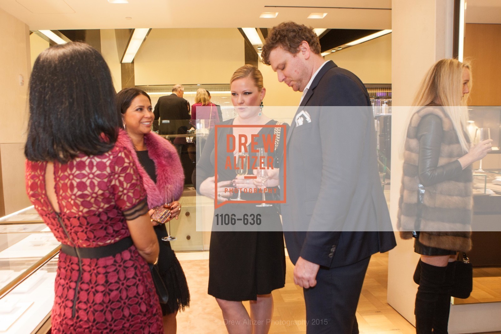 Maria Barrios, Liz Curtis, Josh Reynolds, Bulgari San Francisco Presents WINE, WHISKEY & WATCHES, Bulgari San Francisco. 200 Stockton Street, December 8th, 2015,Drew Altizer, Drew Altizer Photography, full-service agency, private events, San Francisco photographer, photographer california