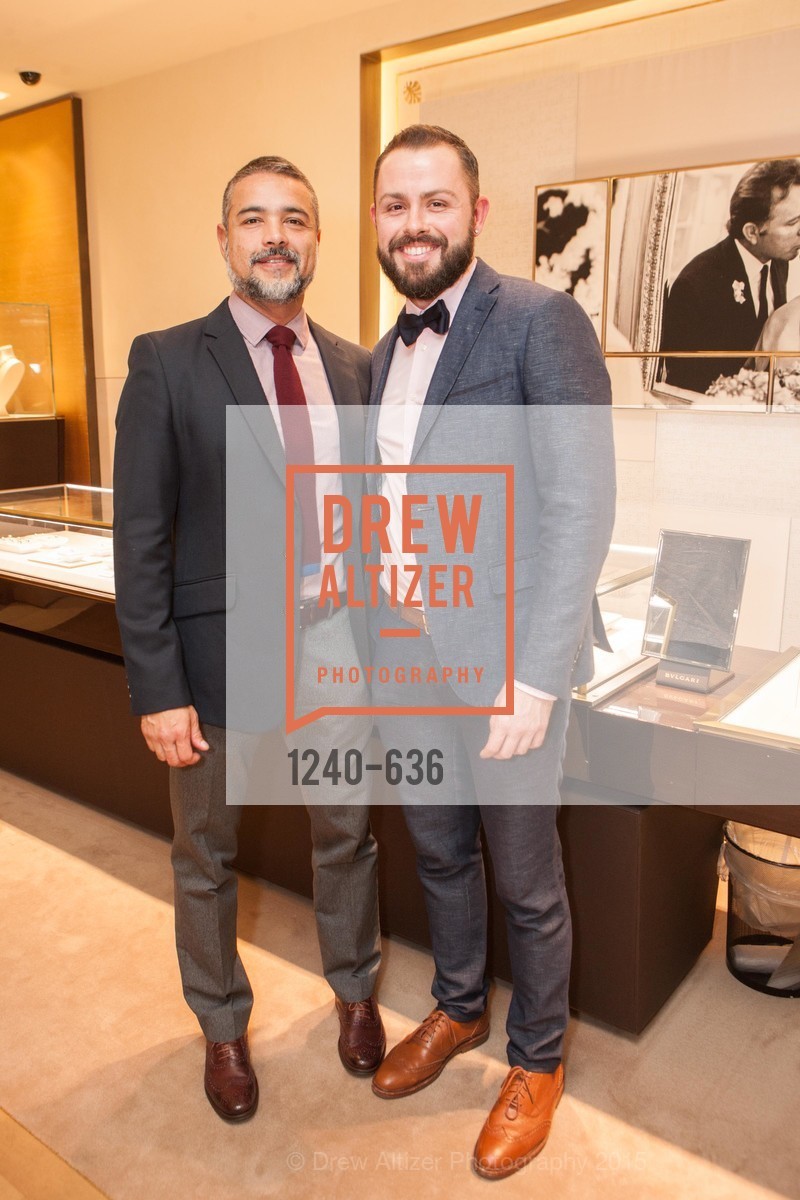 Gonzalo Del Castillo, CJ Bishop, Bulgari San Francisco Presents WINE, WHISKEY & WATCHES, Bulgari San Francisco. 200 Stockton Street, December 8th, 2015, Photo #1240-636 Gonzalo Del Castillo, CJ Bishop, Photo #1240-636